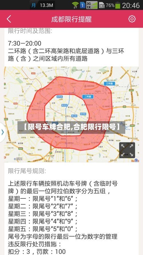 【限号车牌合肥,合肥限行限号】-第2张图片