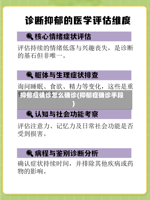 抑郁症确诊怎么确诊(抑郁症确诊手段)