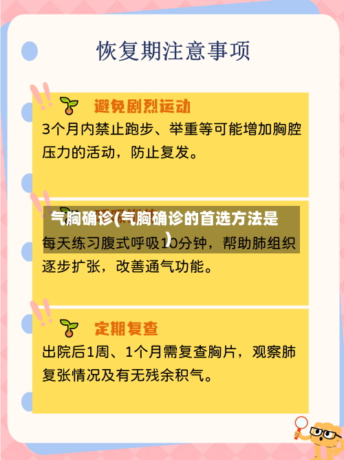 气胸确诊(气胸确诊的首选方法是)