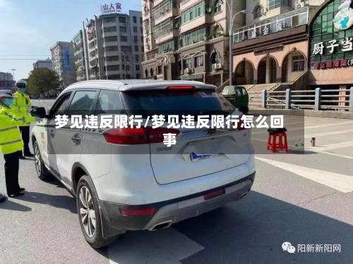 梦见违反限行/梦见违反限行怎么回事