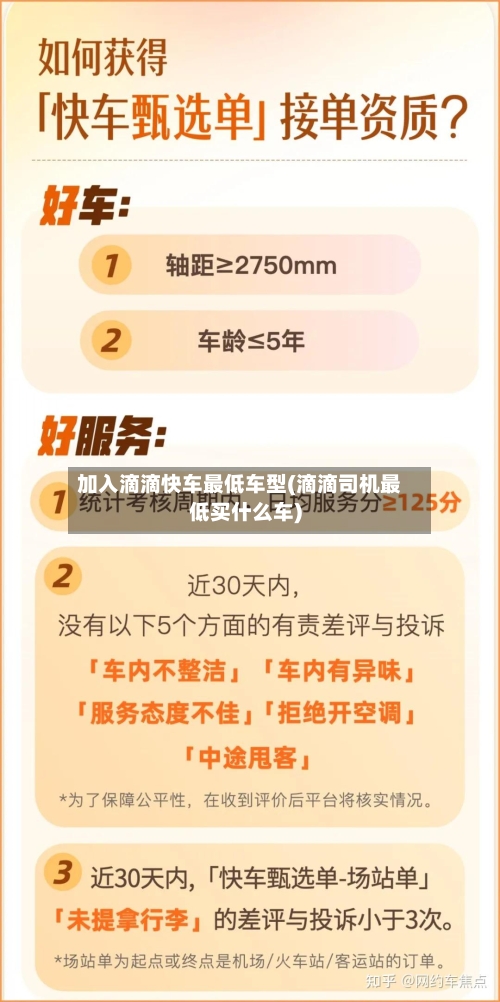 加入滴滴快车最低车型(滴滴司机最低买什么车)-第3张图片