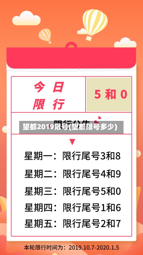 望都2019限号(望都限号多少)-第2张图片