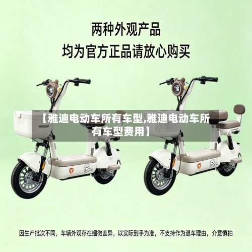 【雅迪电动车所有车型,雅迪电动车所有车型费用】